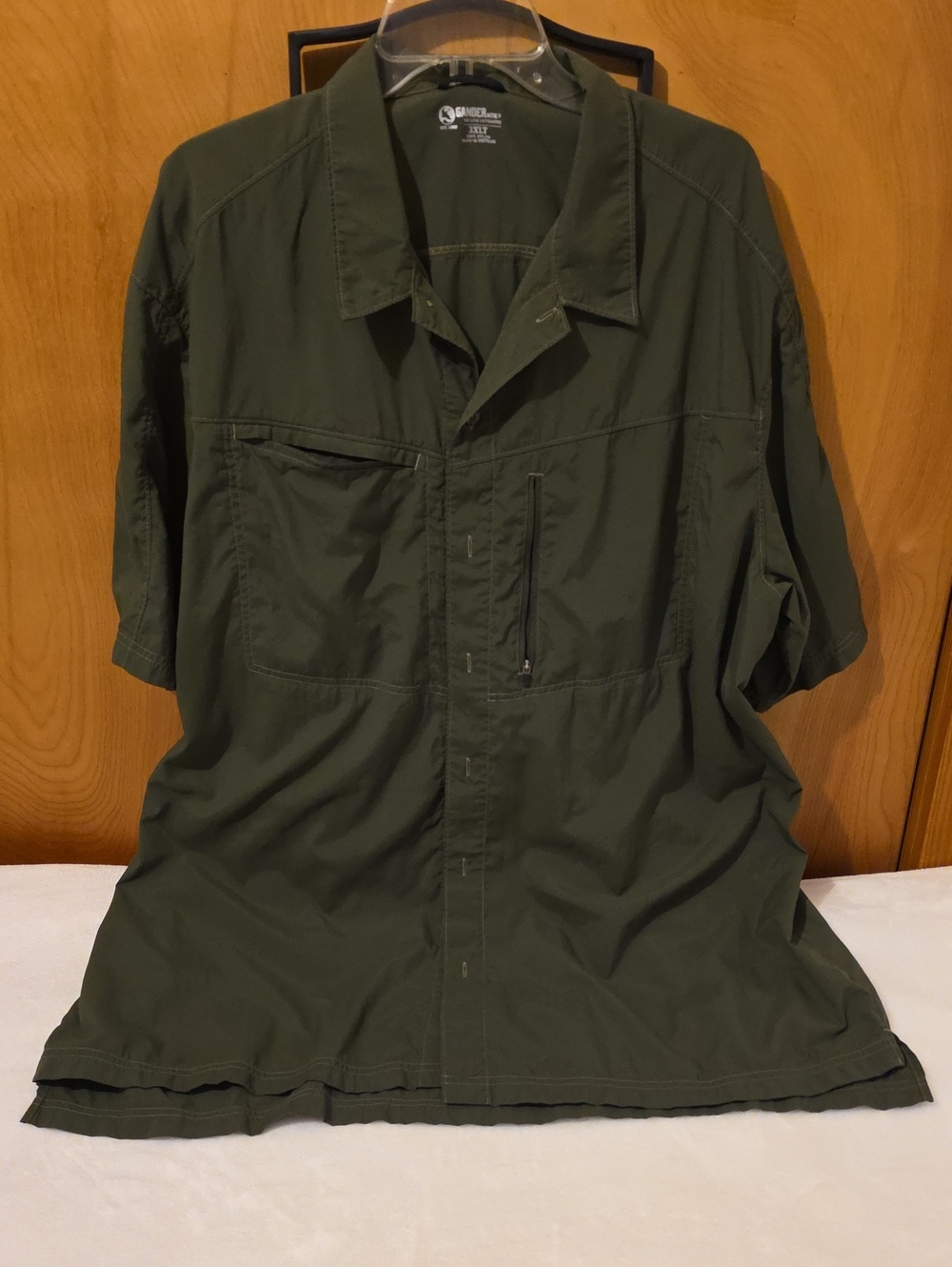 Gander Mnt. Men's Short-Sleeve Shirt 3XLT Lightweight